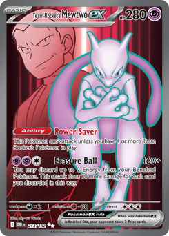 Team Rocket's Mewtwo ex - Holofoil