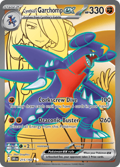 Cynthia's Garchomp ex - Holofoil