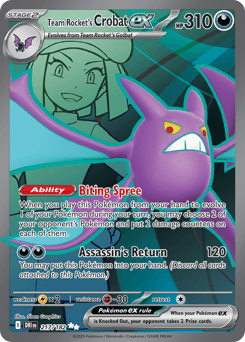 Team Rocket's Crobat ex - Holofoil