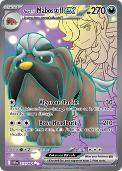 Arven's Mabosstiff ex - Holofoil