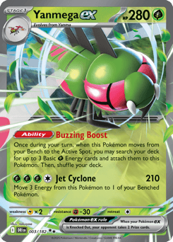 Yanmega ex - Holofoil