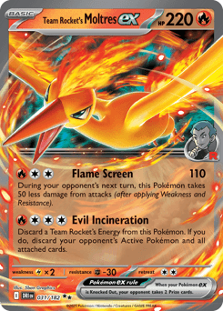 Team Rocket's Moltres ex - Holofoil