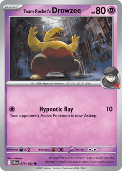 Team Rocket's Drowzee - Normal