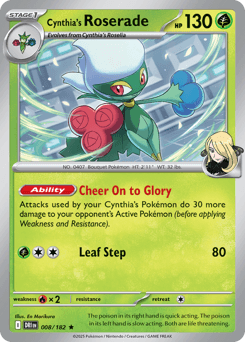 Cynthia's Roserade - Reverse Holofoil