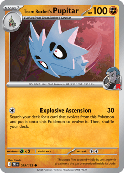 Team Rocket's Pupitar - Normal