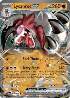 Lycanroc ex - Holofoil