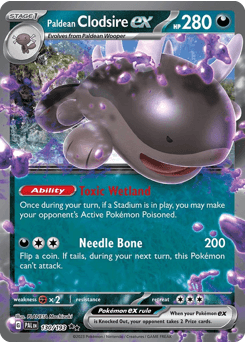 Paldean Clodsire ex - Holofoil