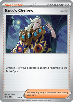 Boss's Orders (Ghetsis) - Reverse Holofoil