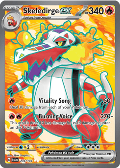 Skeledirge ex - Holofoil