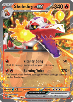 Skeledirge ex - Holofoil