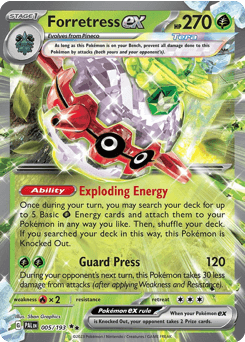 Forretress ex - Holofoil
