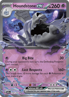 Houndstone ex - Holofoil
