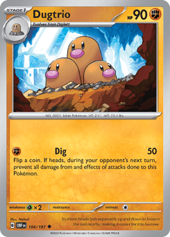 Dugtrio - Normal