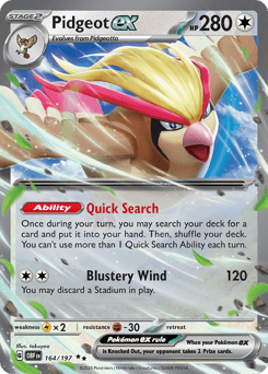 Pidgeot ex - Holofoil