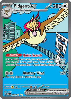 Pidgeot ex - Holofoil