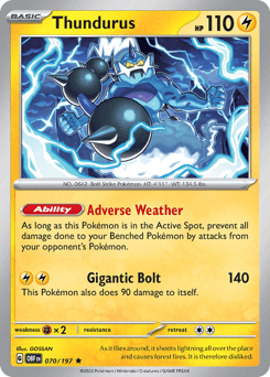 Thundurus - Reverse Holofoil
