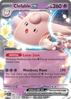 Clefable ex - Holofoil
