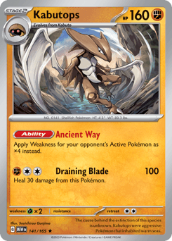 Kabutops - Reverse Holofoil