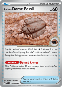 Antique Dome Fossil - Normal