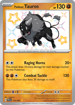 Paldean Tauros - Holofoil