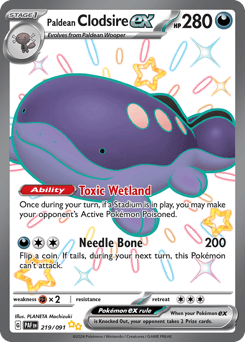 Paldean Clodsire ex - Holofoil
