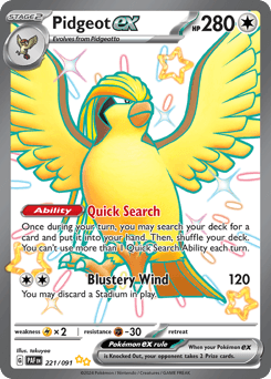 Pidgeot ex - Holofoil
