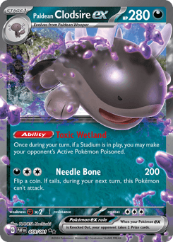 Paldean Clodsire ex - Holofoil