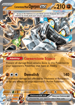 Cornerstone Mask Ogerpon ex - Holofoil