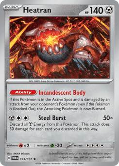 Heatran - Reverse Holofoil