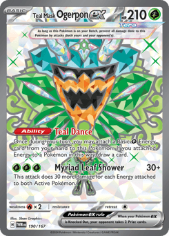 Teal Mask Ogerpon ex - Holofoil