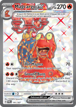 Magcargo ex - Holofoil
