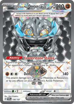Cornerstone Mask Ogerpon ex - Holofoil