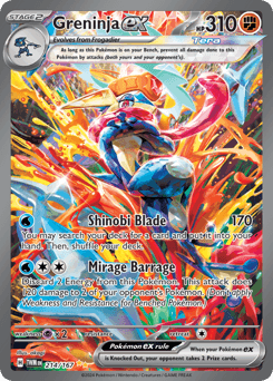 Greninja ex - Holofoil