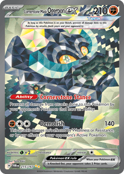 Cornerstone Mask Ogerpon ex - Holofoil