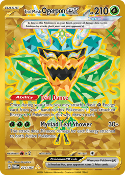 Teal Mask Ogerpon ex - Holofoil