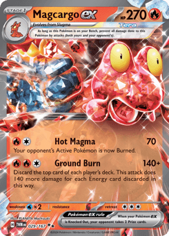 Magcargo ex - Holofoil