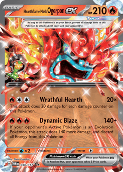 Hearthflame Mask Ogerpon ex - Holofoil