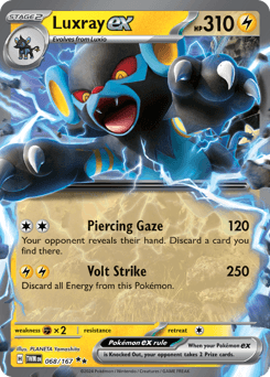 Luxray ex - Holofoil