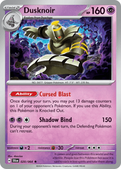 Dusknoir - Reverse Holofoil