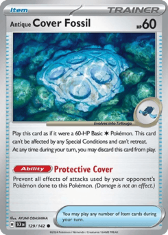 Antique Cover Fossil - Normal