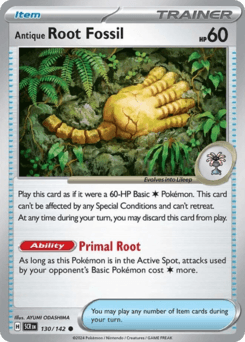 Antique Root Fossil - Normal