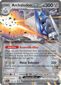 Archaludon ex - Holofoil