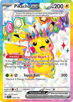 Pikachu ex - Holofoil