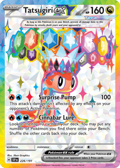 Tatsugiri ex - Holofoil