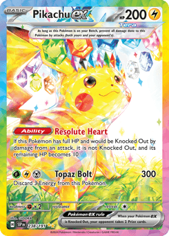 Pikachu ex - Holofoil