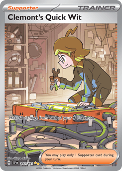 Clemont's Quick Wit - Holofoil