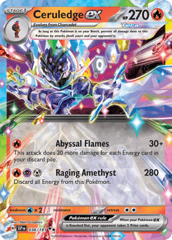 Ceruledge ex - Holofoil