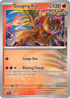 Gouging Fire - Reverse Holofoil