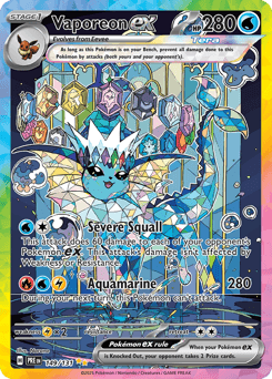 Vaporeon ex - Holofoil