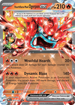 Hearthflame Mask Ogerpon ex - Holofoil
